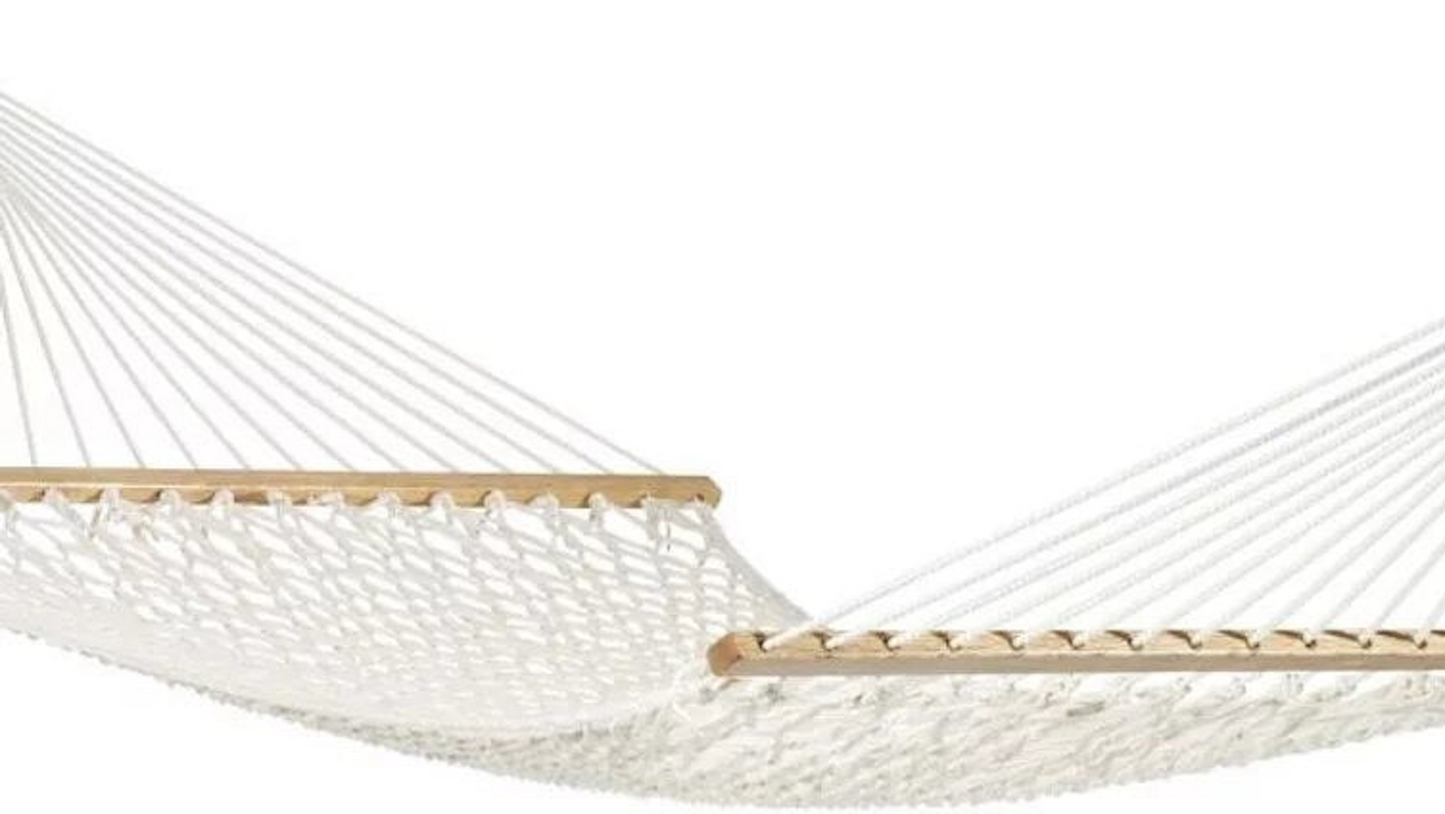 HAMMOCKS INDIA | 3 Ft. 8 in Wide x 11 Ft Overall Length | Cotton Rope Hammock | Single