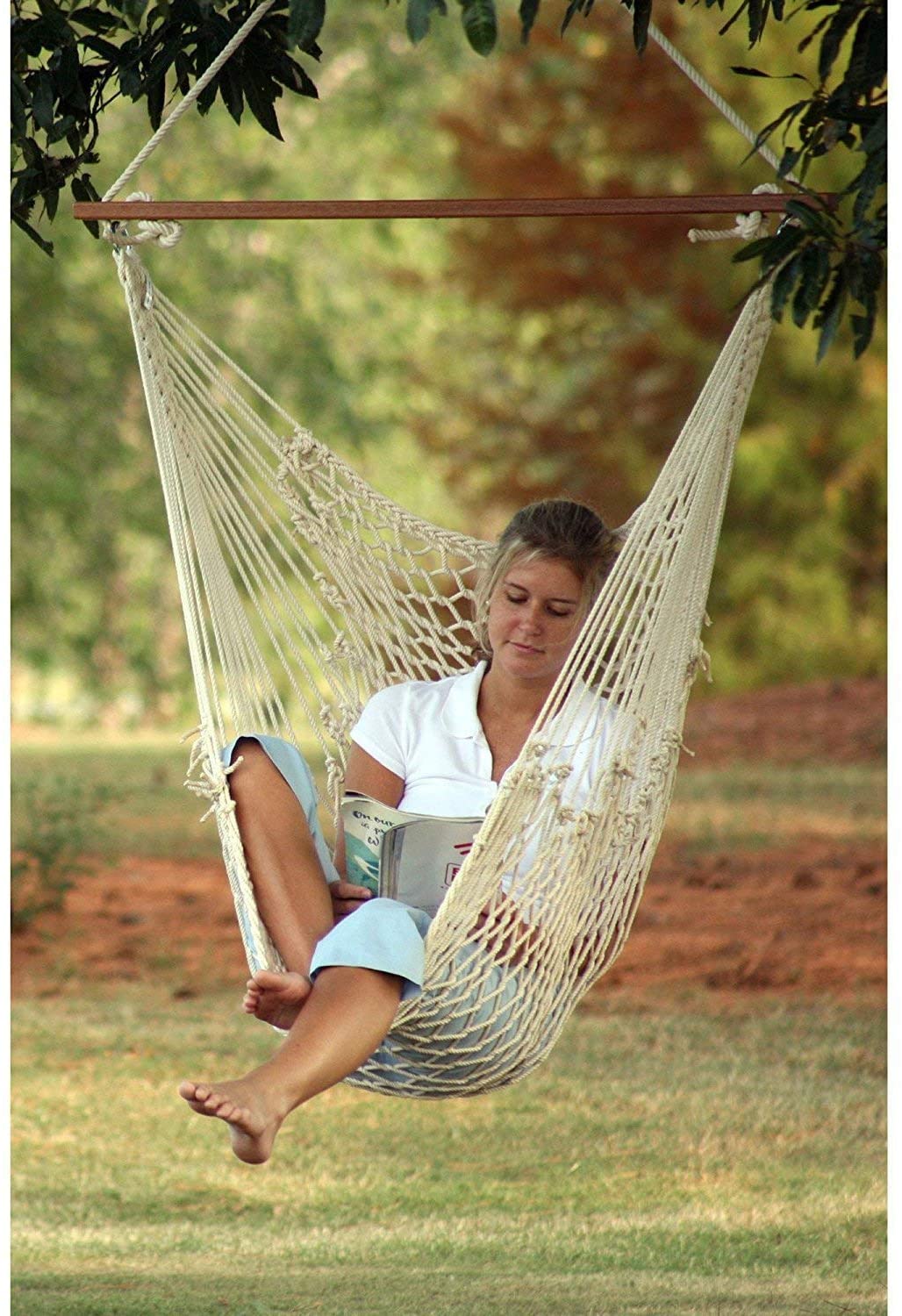 Cotton Rope Swing Hammock Chair| Single