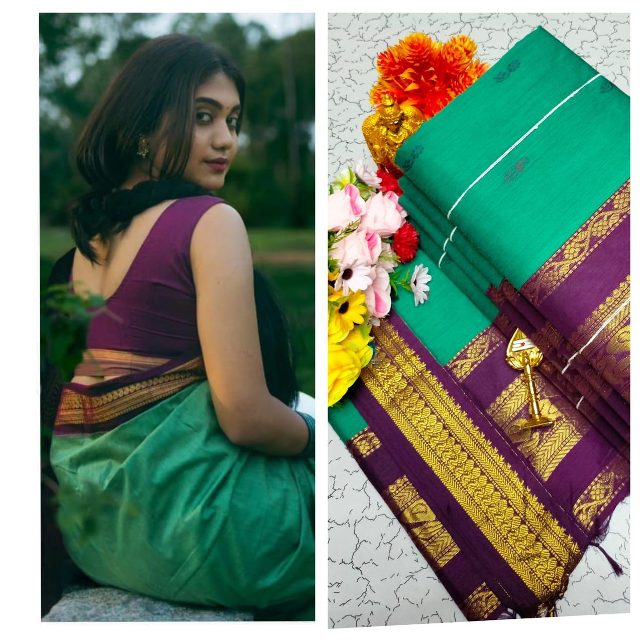 SATIEKA | Kalyani Cotton Saree/Latha Gadwal Paithani