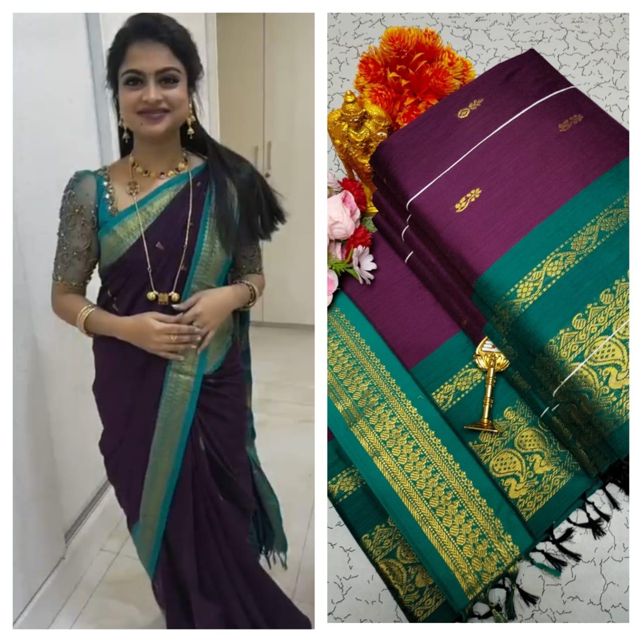 SATIEKA | Kalyani Cotton Saree/Latha Gadwal Paithani