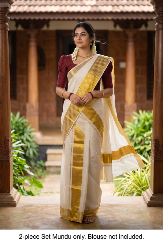 Golden Paya Set Mundu